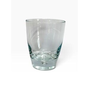 Bormioli Rocco Rocks Glass  Clear Luna Bubble Base Italy